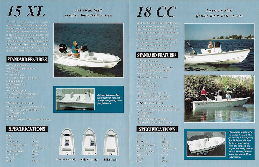 American Skiff 2002 Brochure – SailInfo I boatbrochure.com