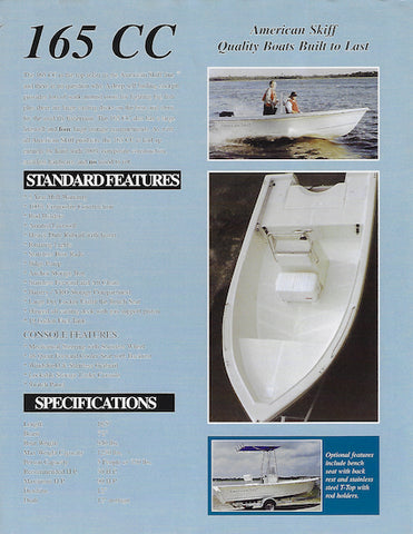 American Skiff 165CC Brochure