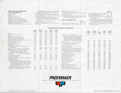 Pacemaker 38 Cruisers & Sport Fisherman Brochure