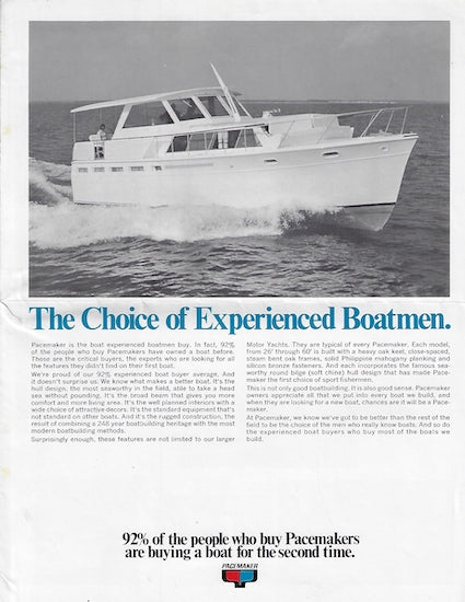 Pacemaker 1960s Poster Brochure
