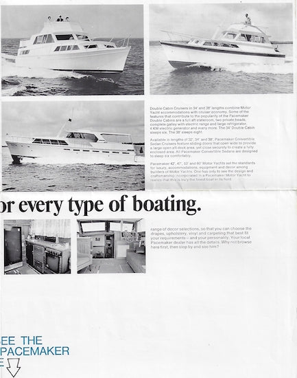 Pacemaker 1960s Poster Brochure
