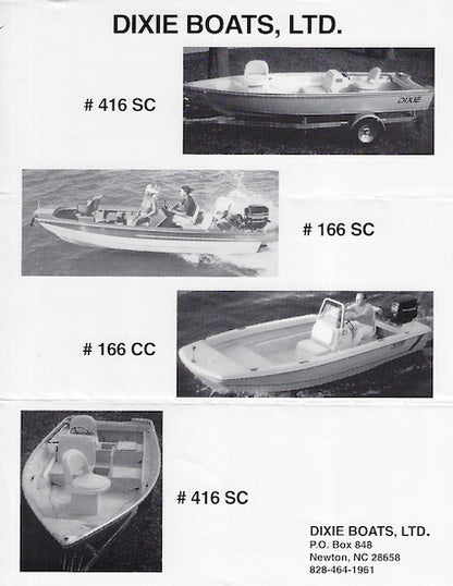 Dixie Boats Brochure