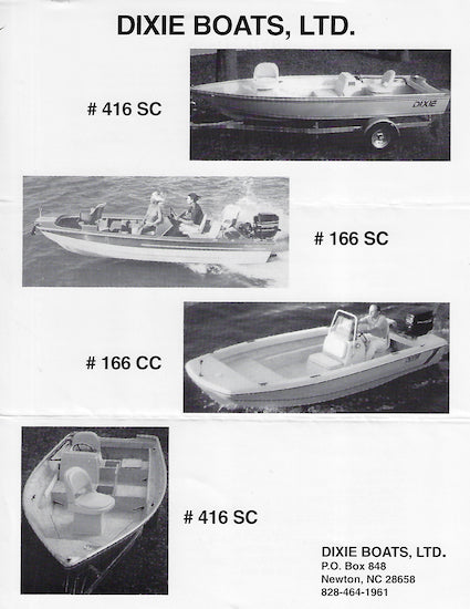Dixie Boats Brochure