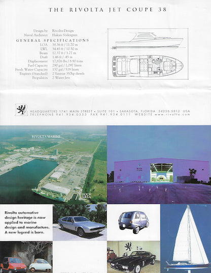 Rivolta Jet Coupe 38 Brochure
