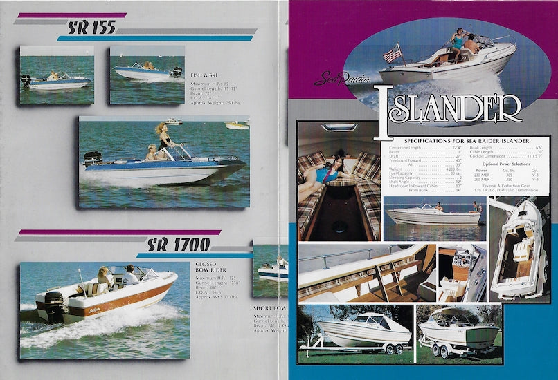 Aquadyne 1984 Sea Raider Brochure