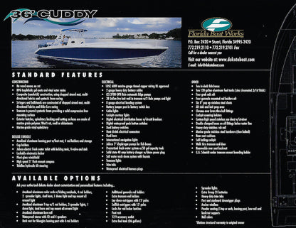 Dakota 36 Cuddy Brochure