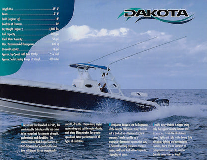 Dakota 36 Cuddy Brochure