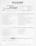 Rosborough RF-22 Seaskiff Custom Wheelhouse Brochure