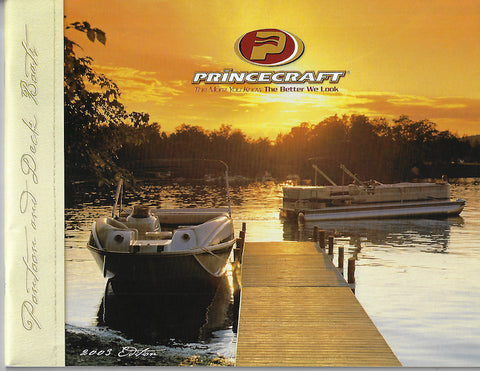 Princecraft 2003 Pontoon & Deck Boats Brochure