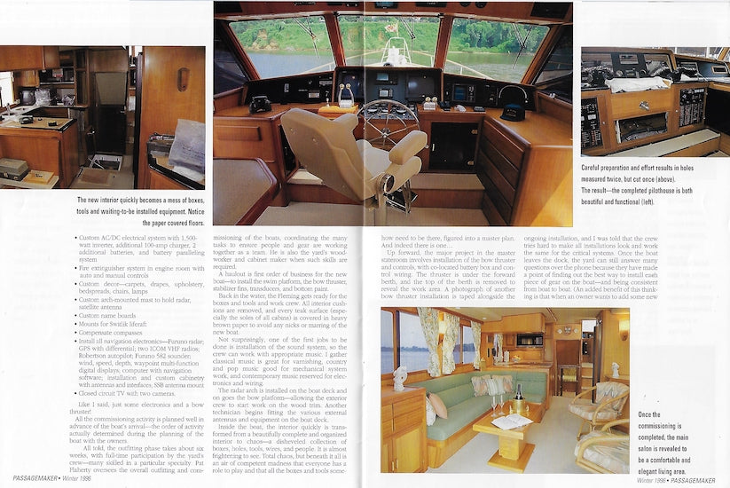 Fleming 55 PassageMaker Magazine Reprint Brochure