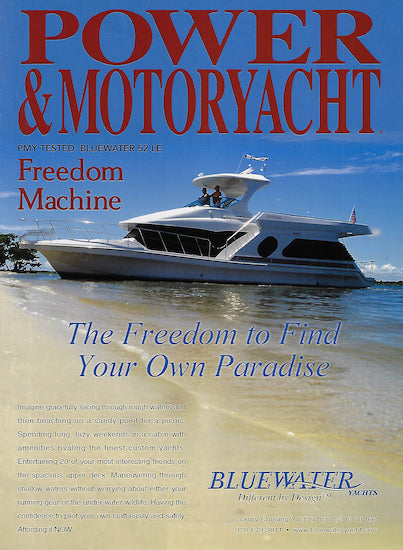 Bluewater 52LE Power & Motoryacht Magazine Reprint Brochure
