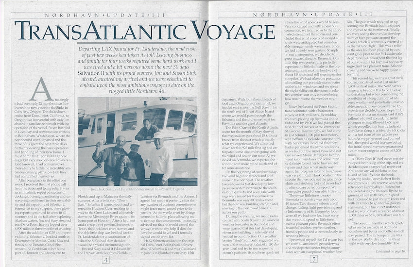 Nordhavn 46 & 62 Newsletter Brochure - Volume 2