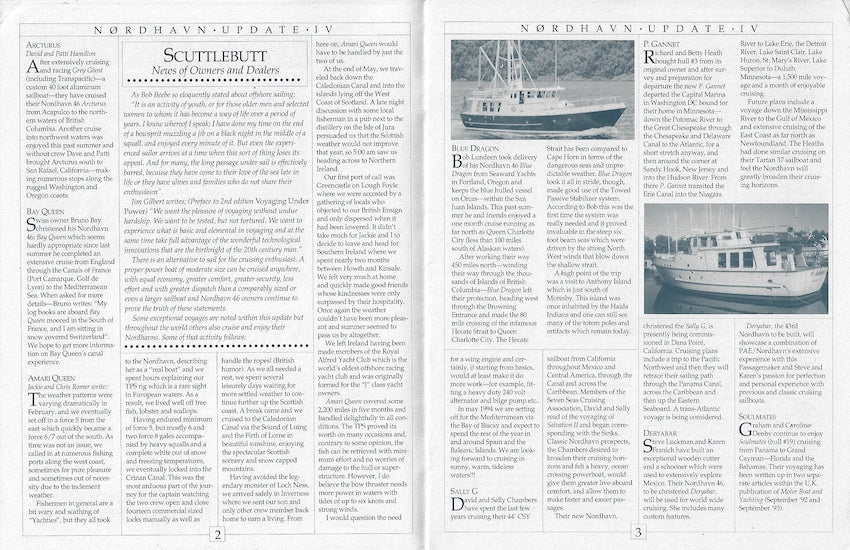 Nordhavn 46 & 62 Newsletter Brochure - Volume 4