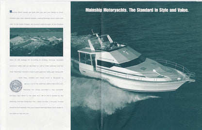 Mainship 1999 Motor Yachts Brochure