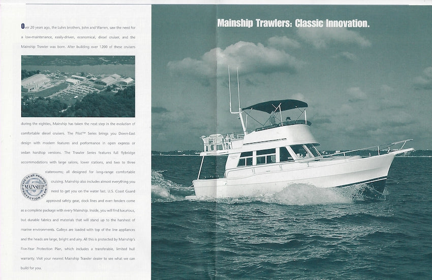 Mainship 1999 Trawlers Brochure