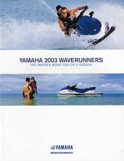 Yamaha 2003 Waverunner Brochure