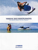 Yamaha 2003 Waverunner Brochure