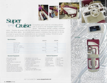 Voyager 2003 Pontoon Brochure