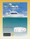Mainship 34 Motoryacht  Launch Brochure