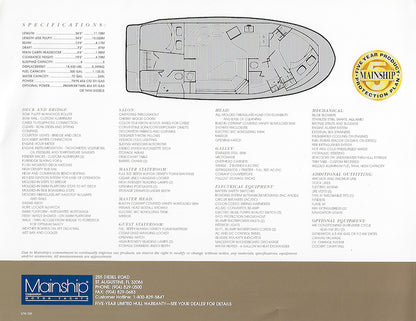 Mainship 34 Motoryacht Brochure