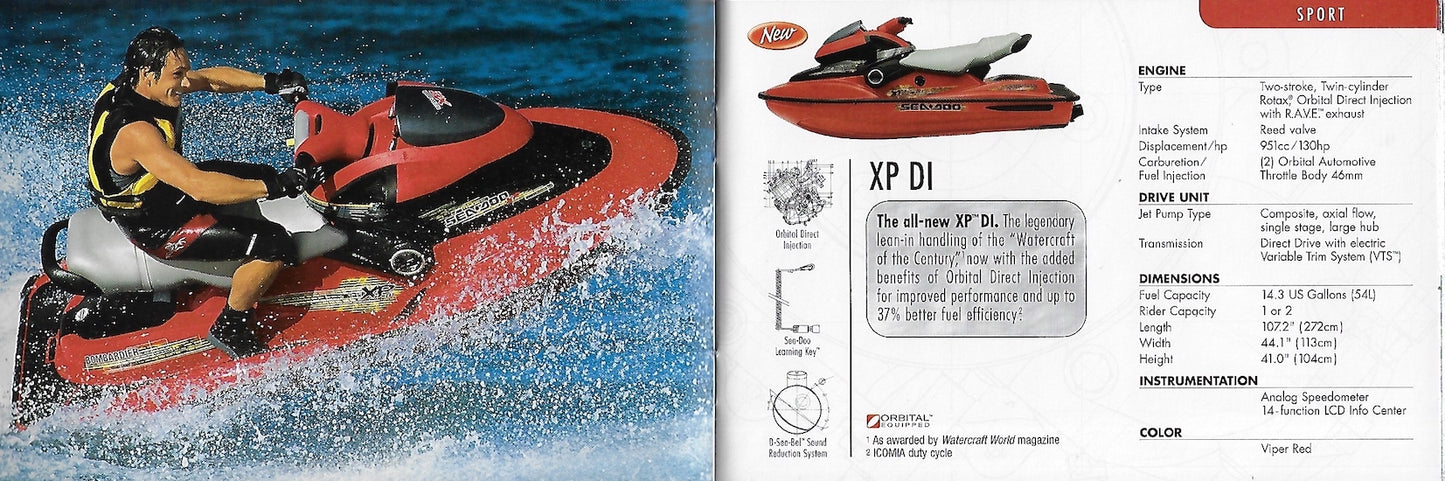 Sea Doo 2003 Watercraft Mini Brochure
