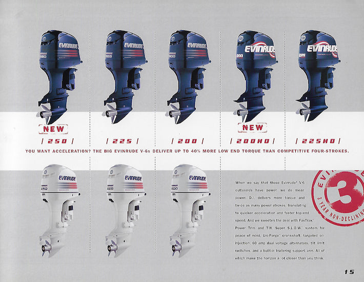 Evinrude 2003 Outboard Brochure