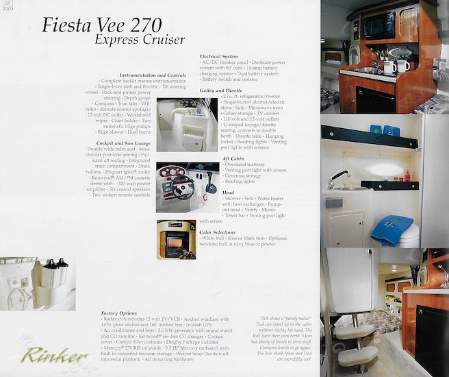 Rinker 2003 Brochure