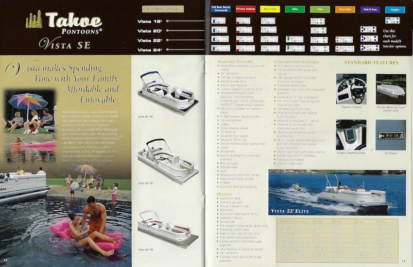 Tahoe 2003 Pontoon Brochure