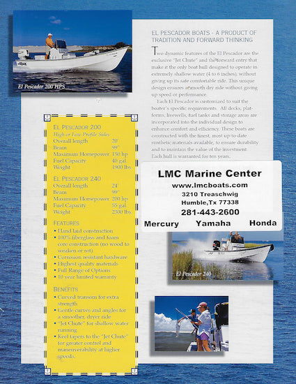 El Pescador Brochure