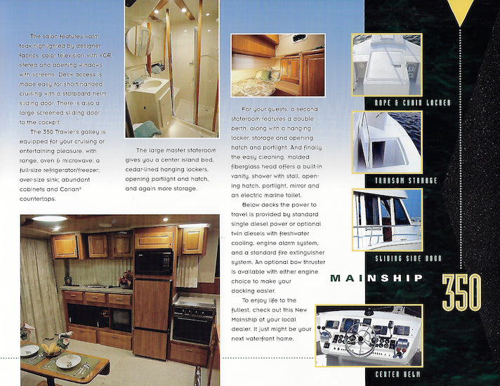 Mainship 350 Trawler Brochure