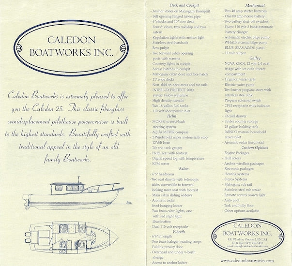 Caledon 25 Brochure