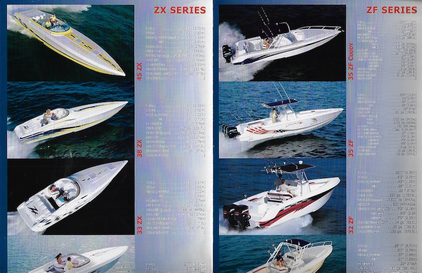 Donzi 2003 Poster Brochure