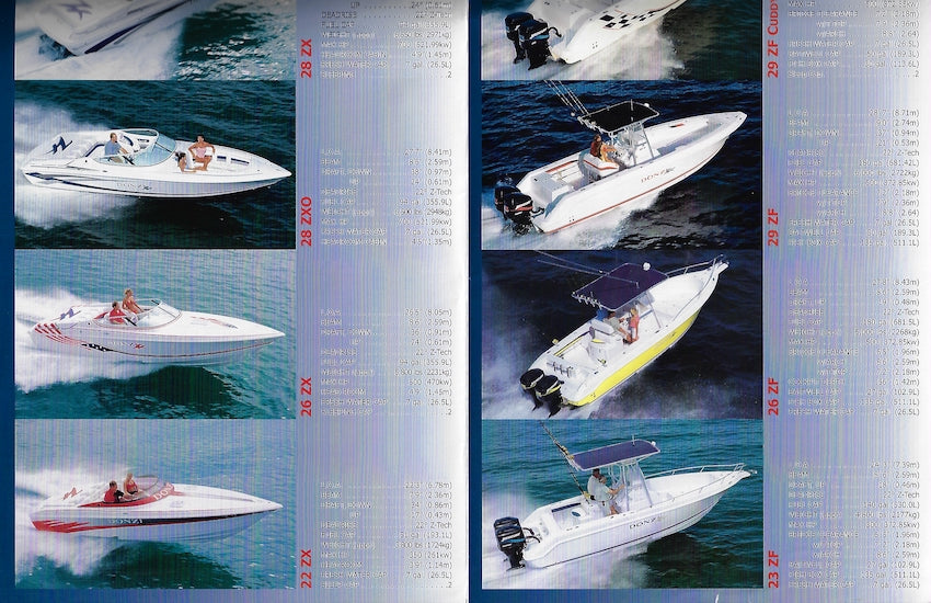 Donzi 2003 Poster Brochure