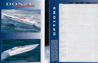 Donzi 2003 Poster Brochure