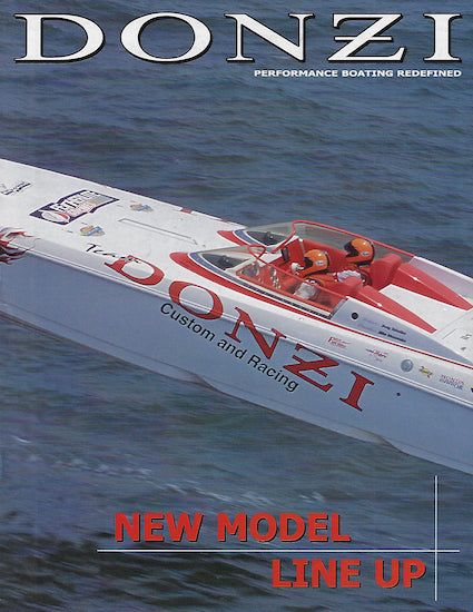 Donzi 2003 Poster Brochure
