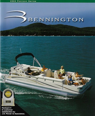 Bennington 2003 Pontoon Brochure