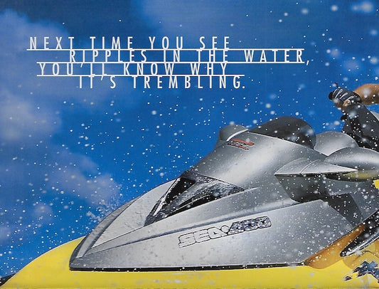Sea Doo 2003 Mini Poster Brochure