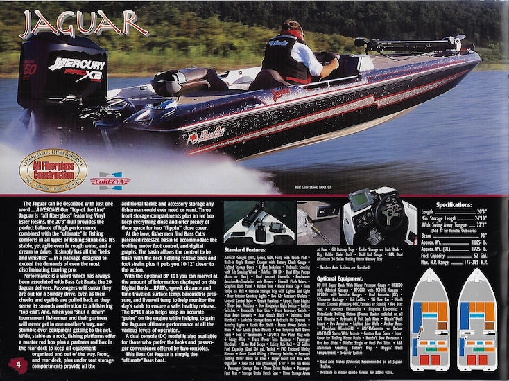 Bass Cat 2002 Brochure