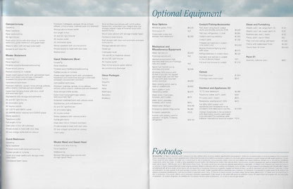 Hatteras 50 Convertible Specification Brochure