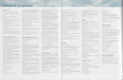 Hatteras 50 Convertible Specification Brochure