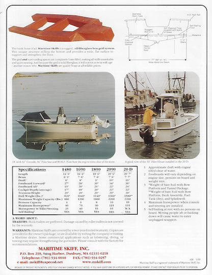 Maritime Skiff 1999 Brochure