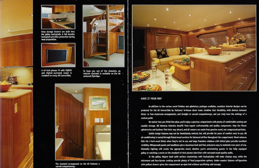 Hatteras 60 Convertible Brochure
