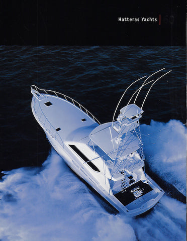 Hatteras 60 Convertible Brochure
