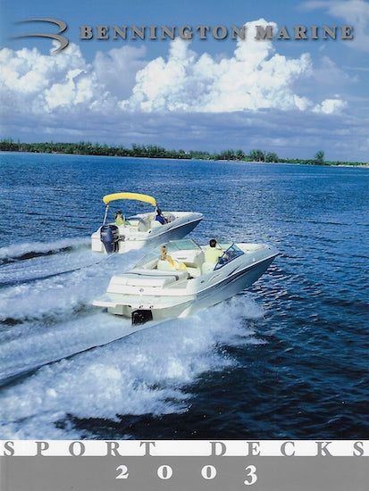 Bennington 2003 Deck Brochure