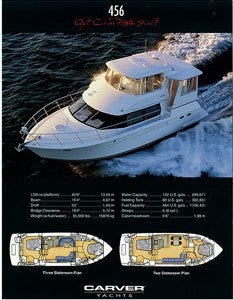 Carver 456 Aft Cabin Motor Yacht Specification Brochure