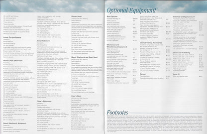 Hatteras 65 Convertible Specification Brochure