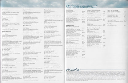 Hatteras 70 Convertible Specification Brochure