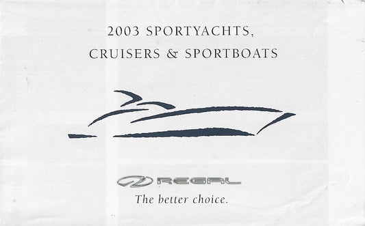 Regal 2003 Poster Brochure