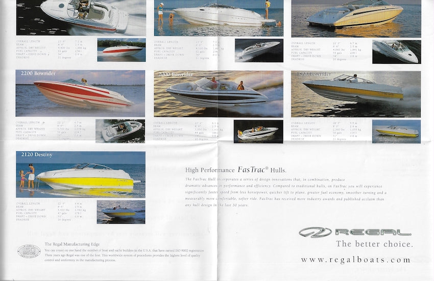 Regal 2003 Poster Brochure