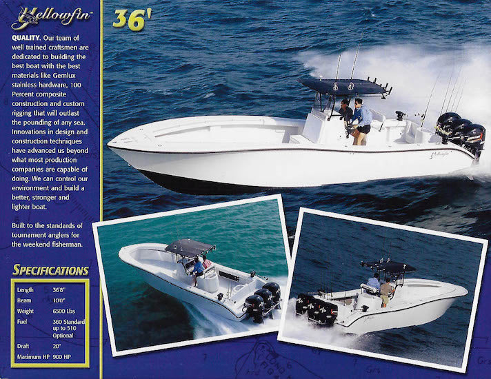 Yellowfin 2003 Brochure